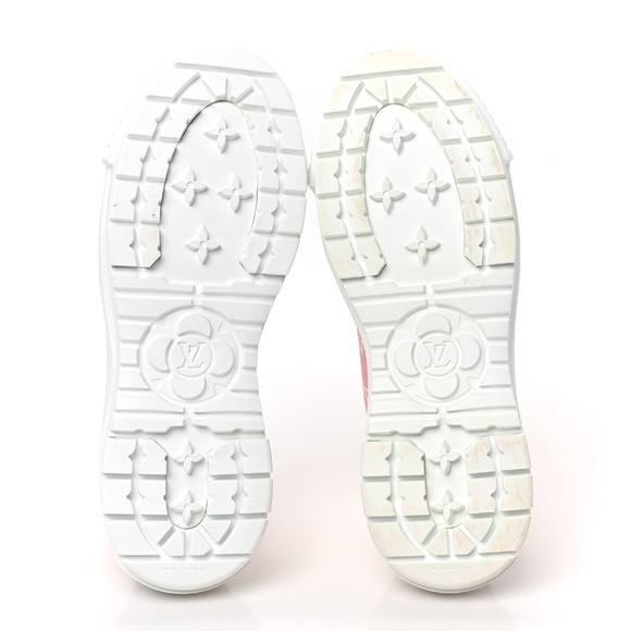 LOUIS VUITTON 
Denim Monogram Squad Sneakers Pink - Picture 10 of 14